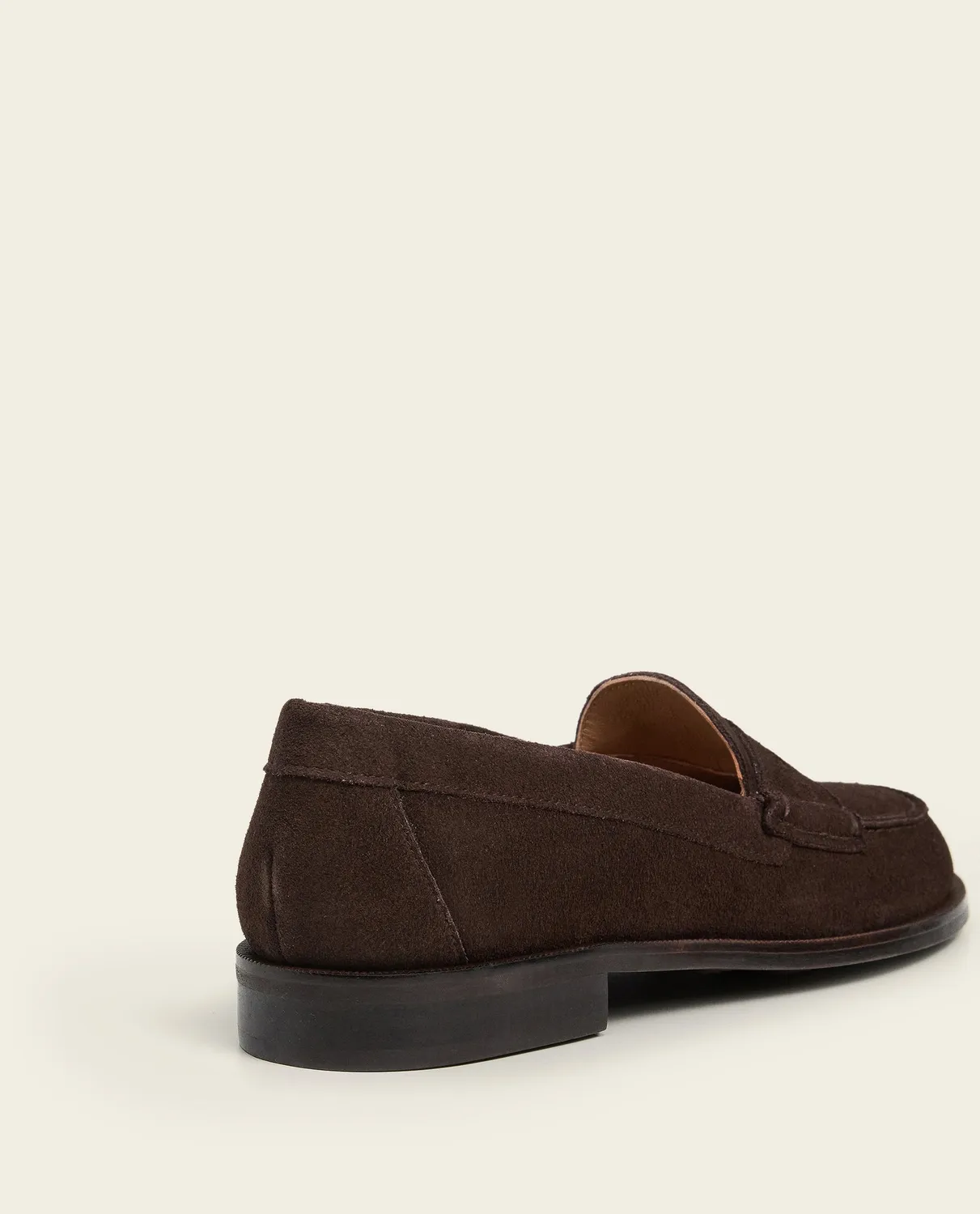 Flattered Sage loafer chocolade suède
