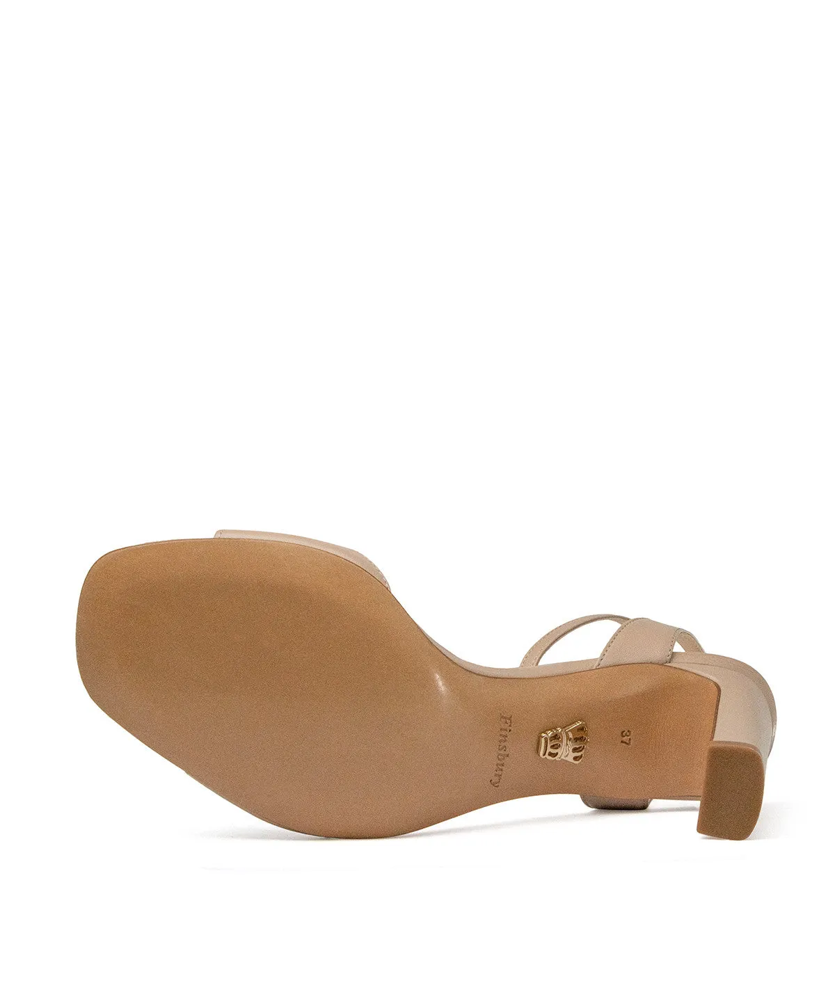 Finsbury Cécile sandaal rosé hak 6,5 cm leer