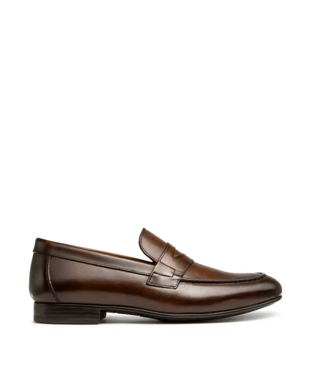 Finsbury Clayton loafers bruin patina