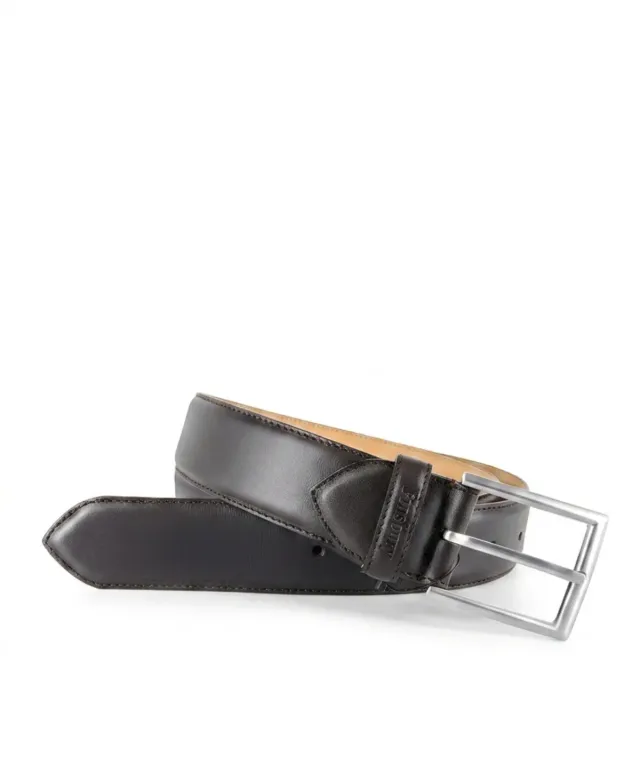 Finsbury herenriem grijs patiné leer 3,4 cm