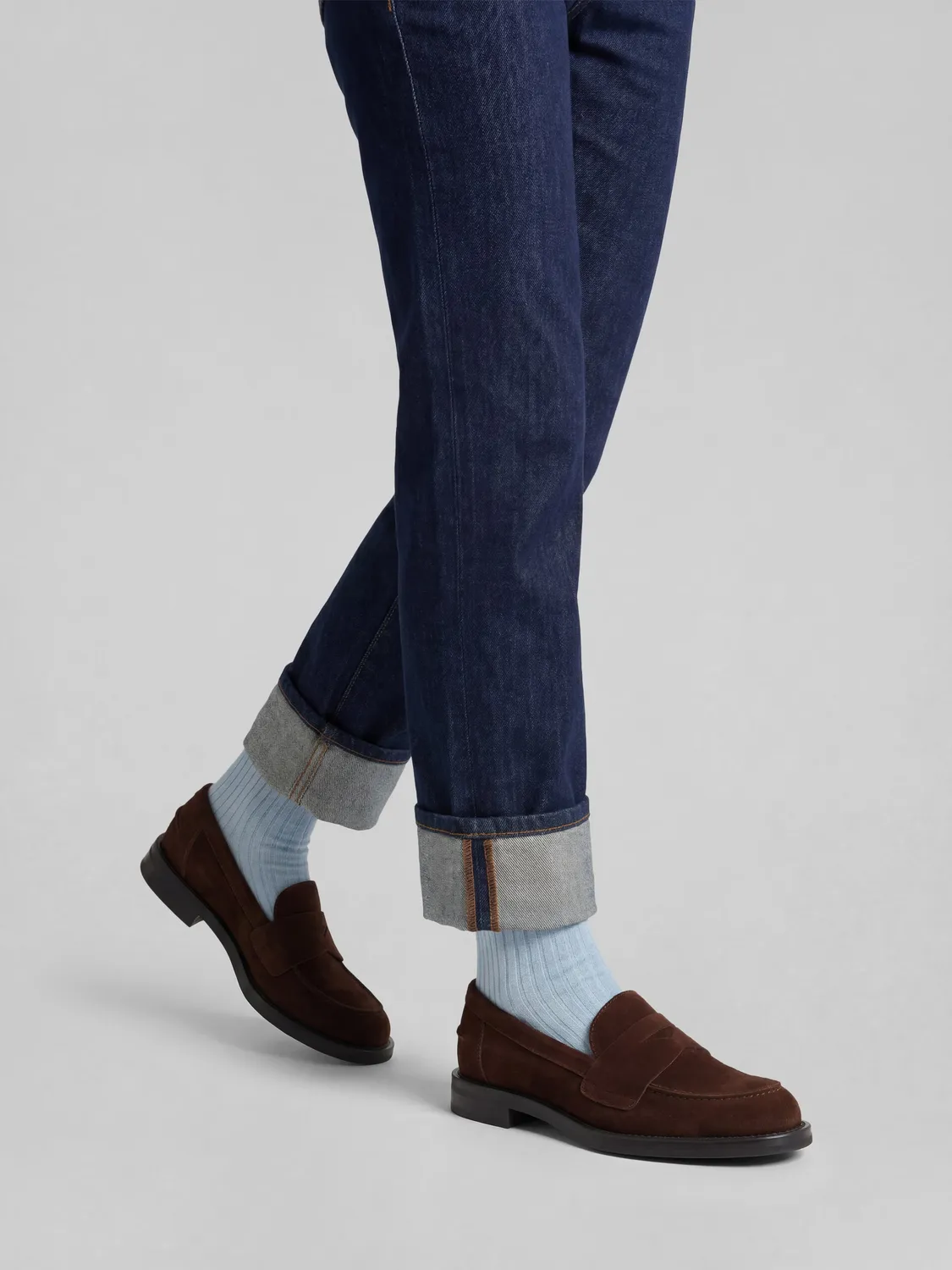 Frau Verona classic loafers suède bruin dames