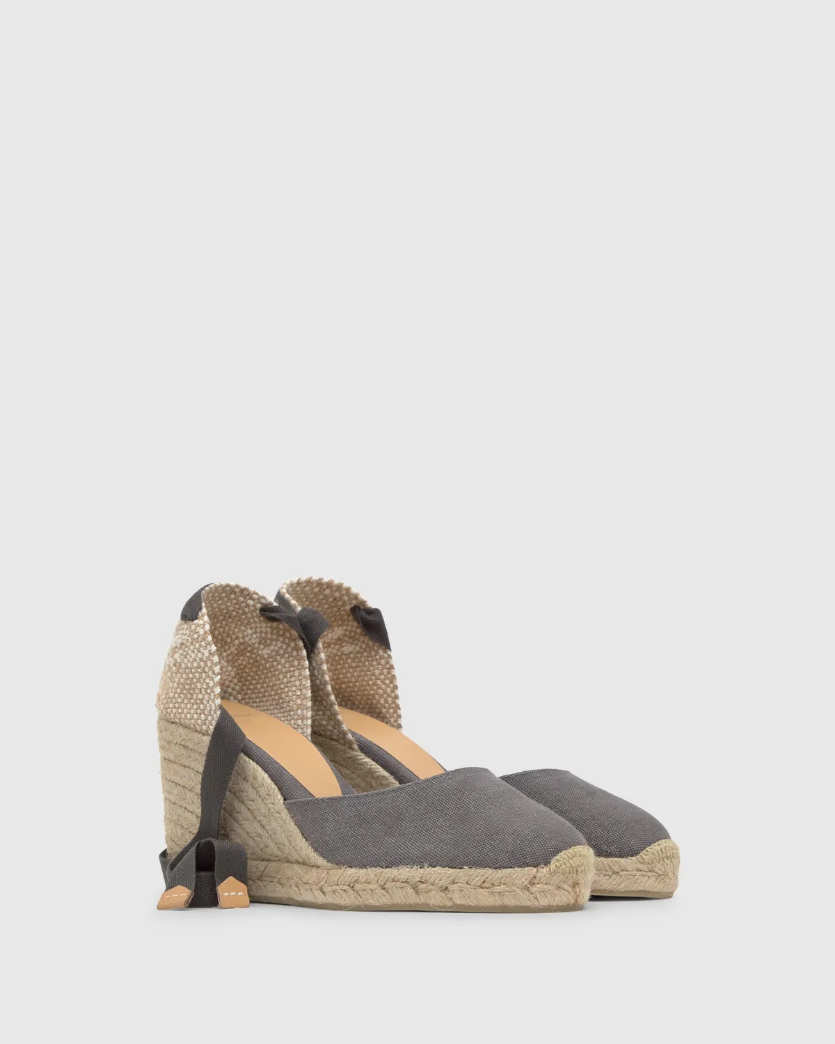 Castaner Carina 8 002 espadrilles antraciet katoen