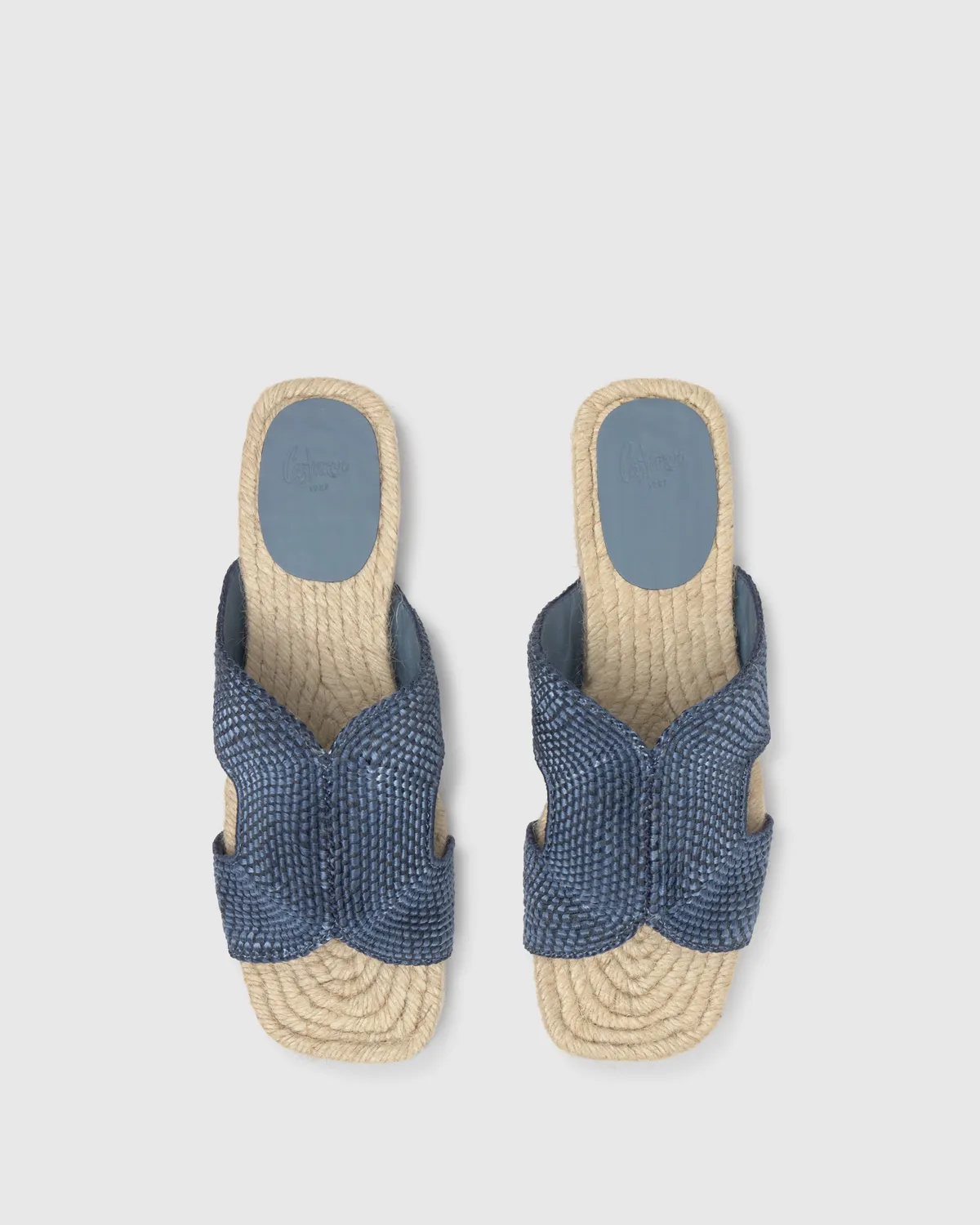 Castaner Pura 298 sandalen dames blauw denim