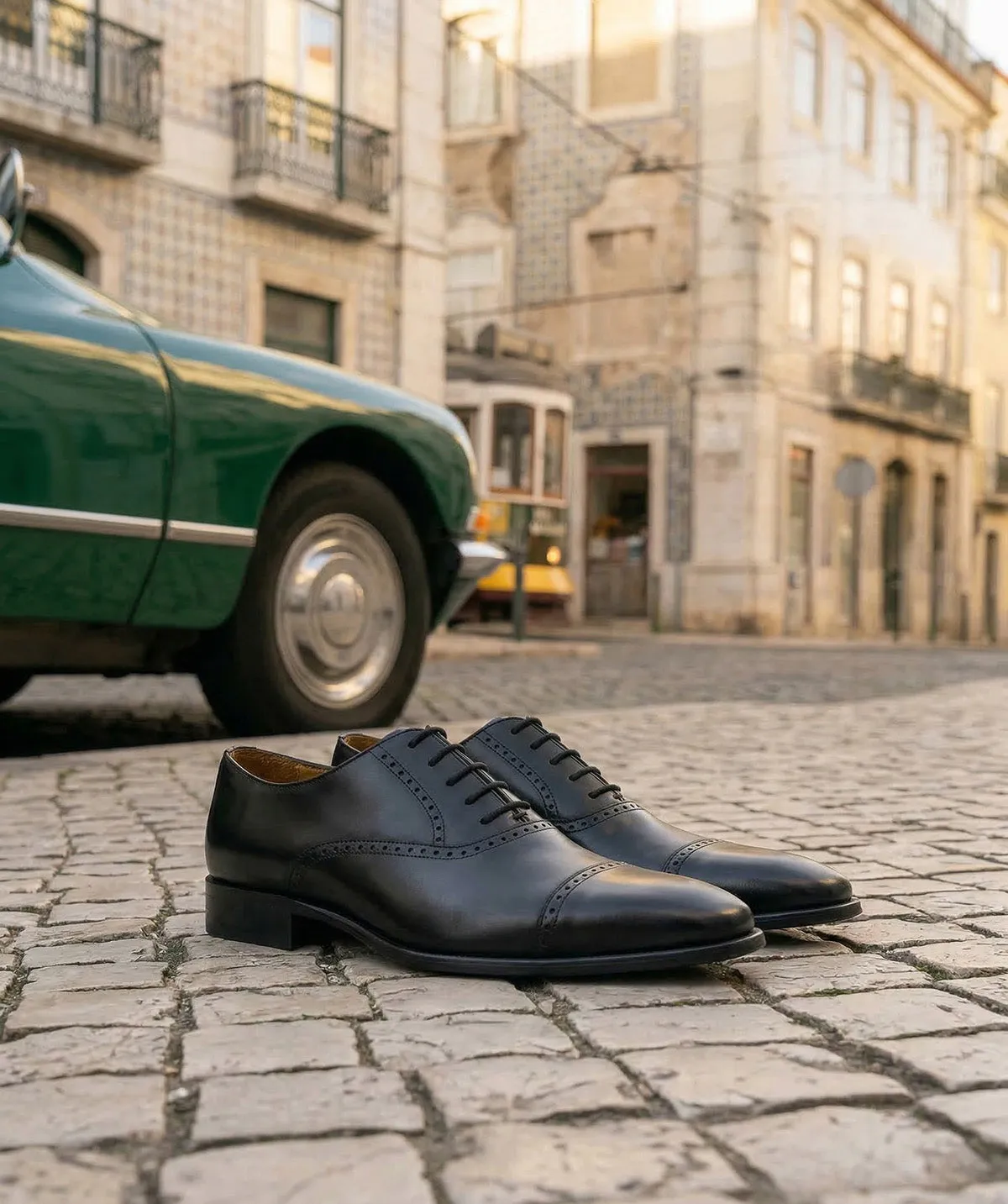Finsbury Pharel oxford schoenen zwart boxcalf leer
