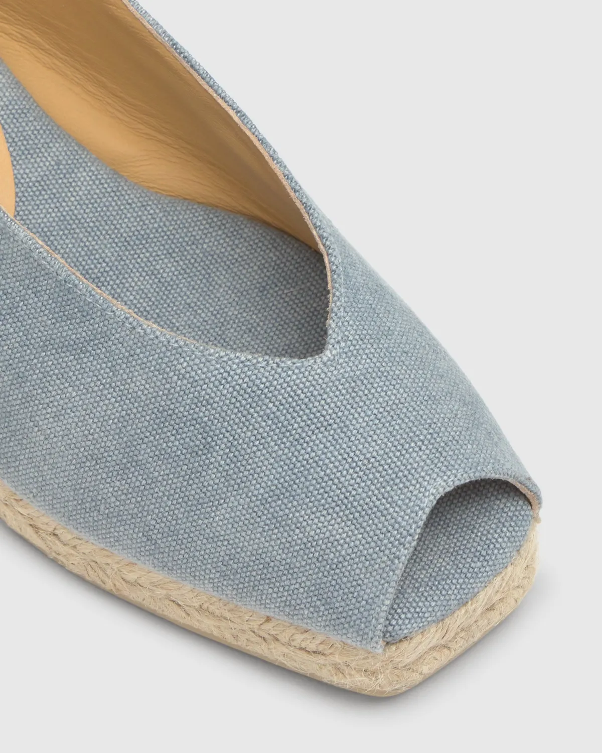 Castaner Dosalia 3 002 espadrilles aqua 5 cm wig