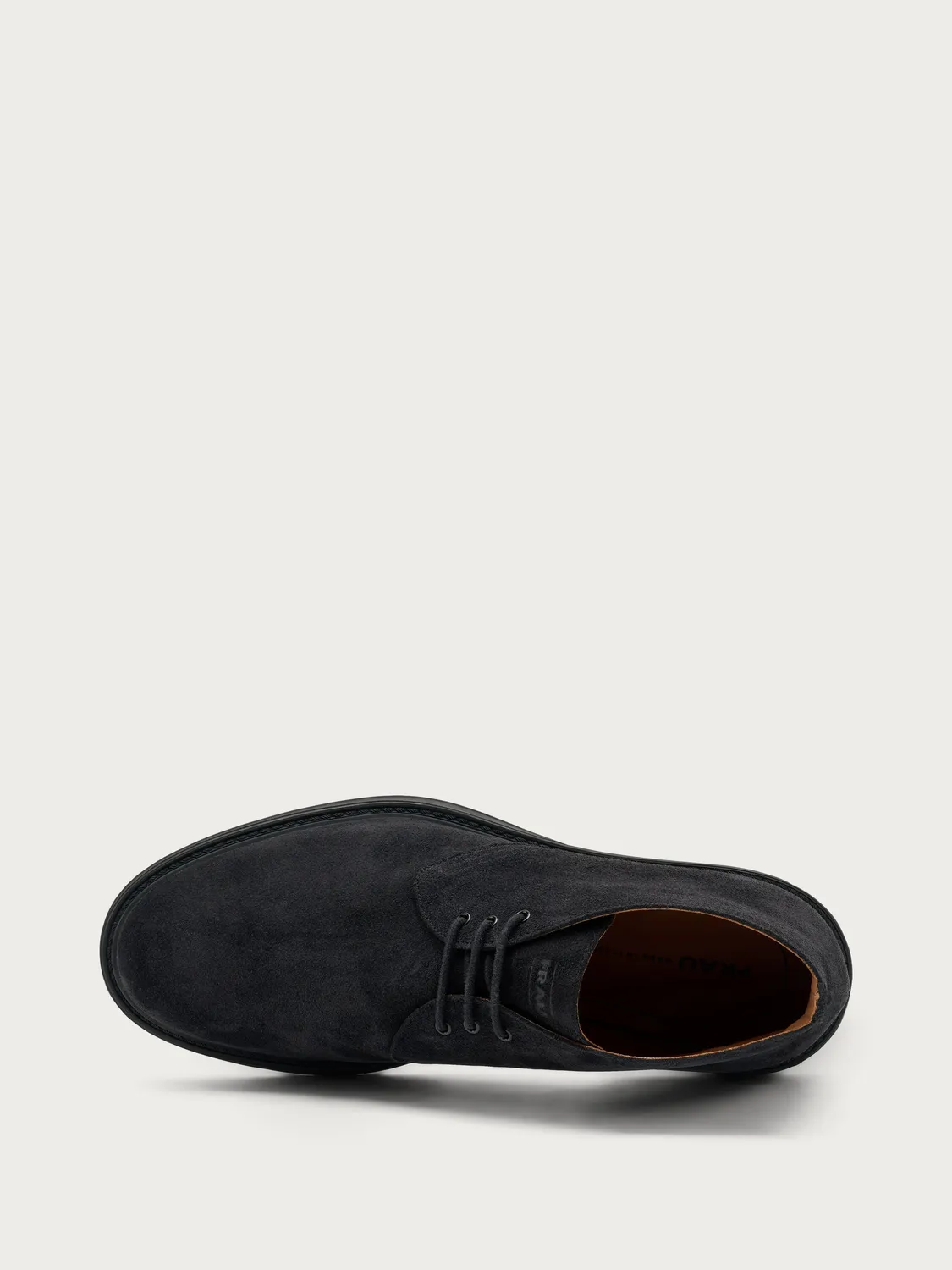 Frau Verona enkellaarzen blauw suede met veters heren