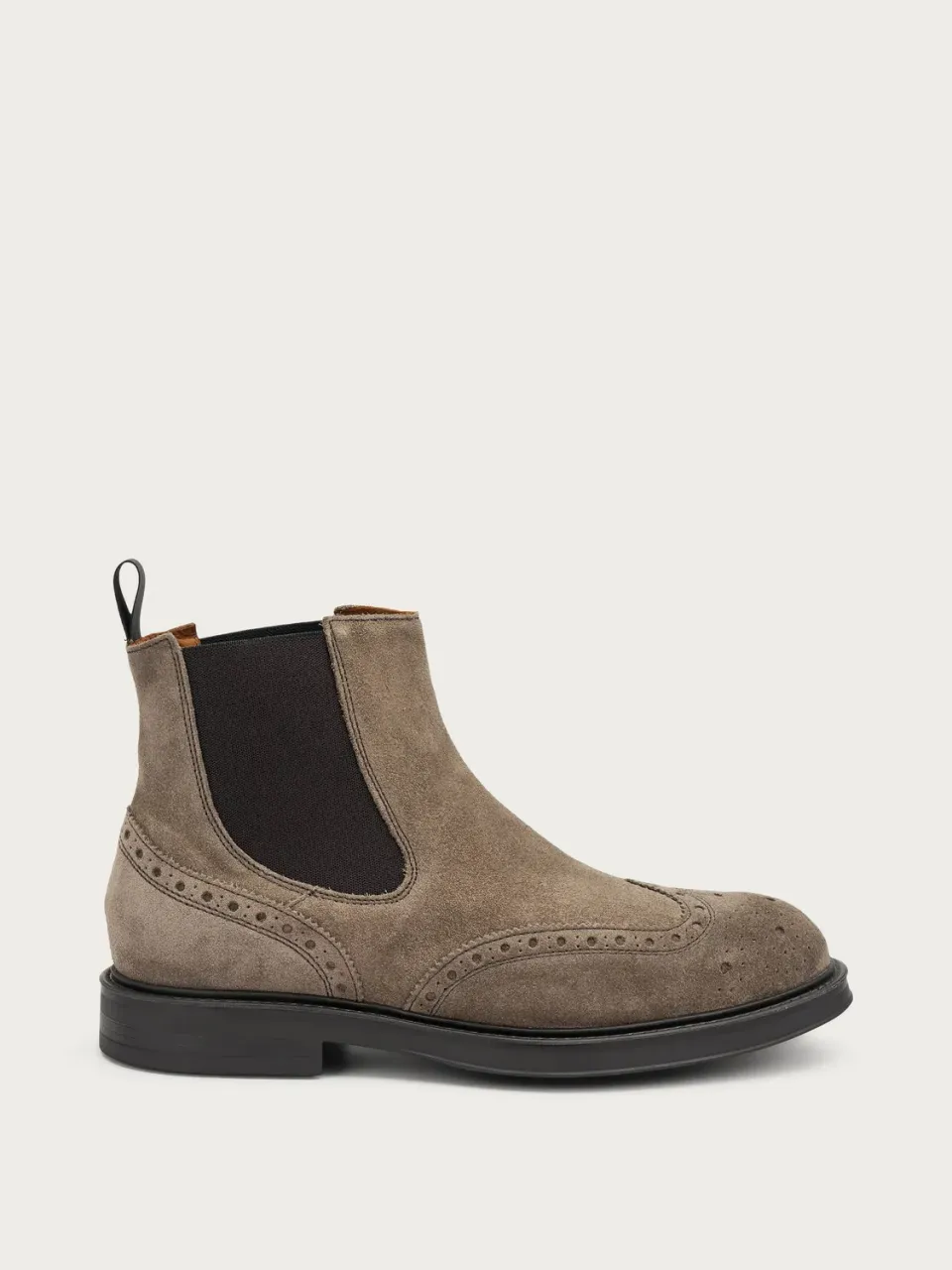 Frau Verona Beatle Boots Heren Suède Neutraal