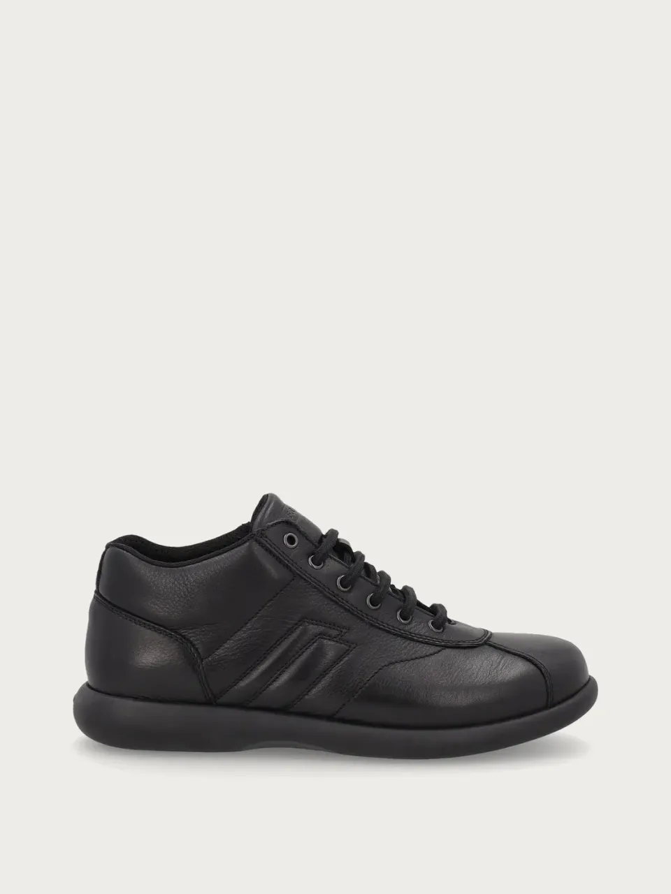 Frau Comfort hoge sneakers zwart leer heren
