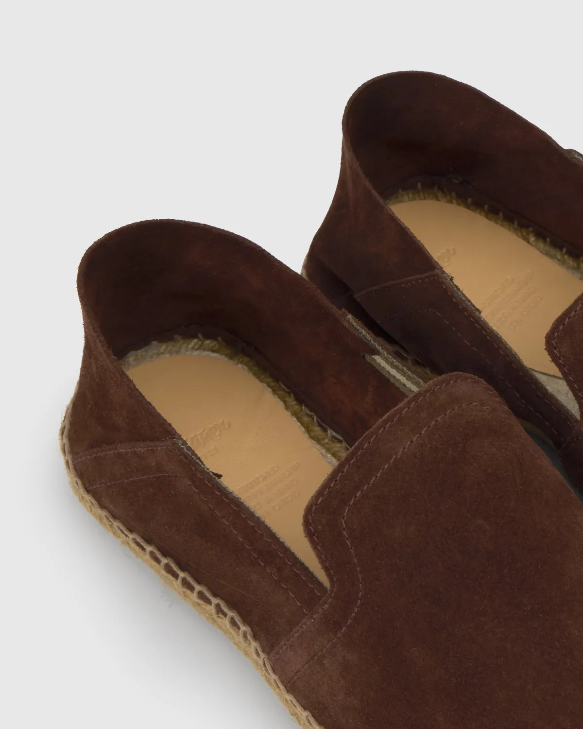 Castaner Parker T/186 espadrilles suède chocolate