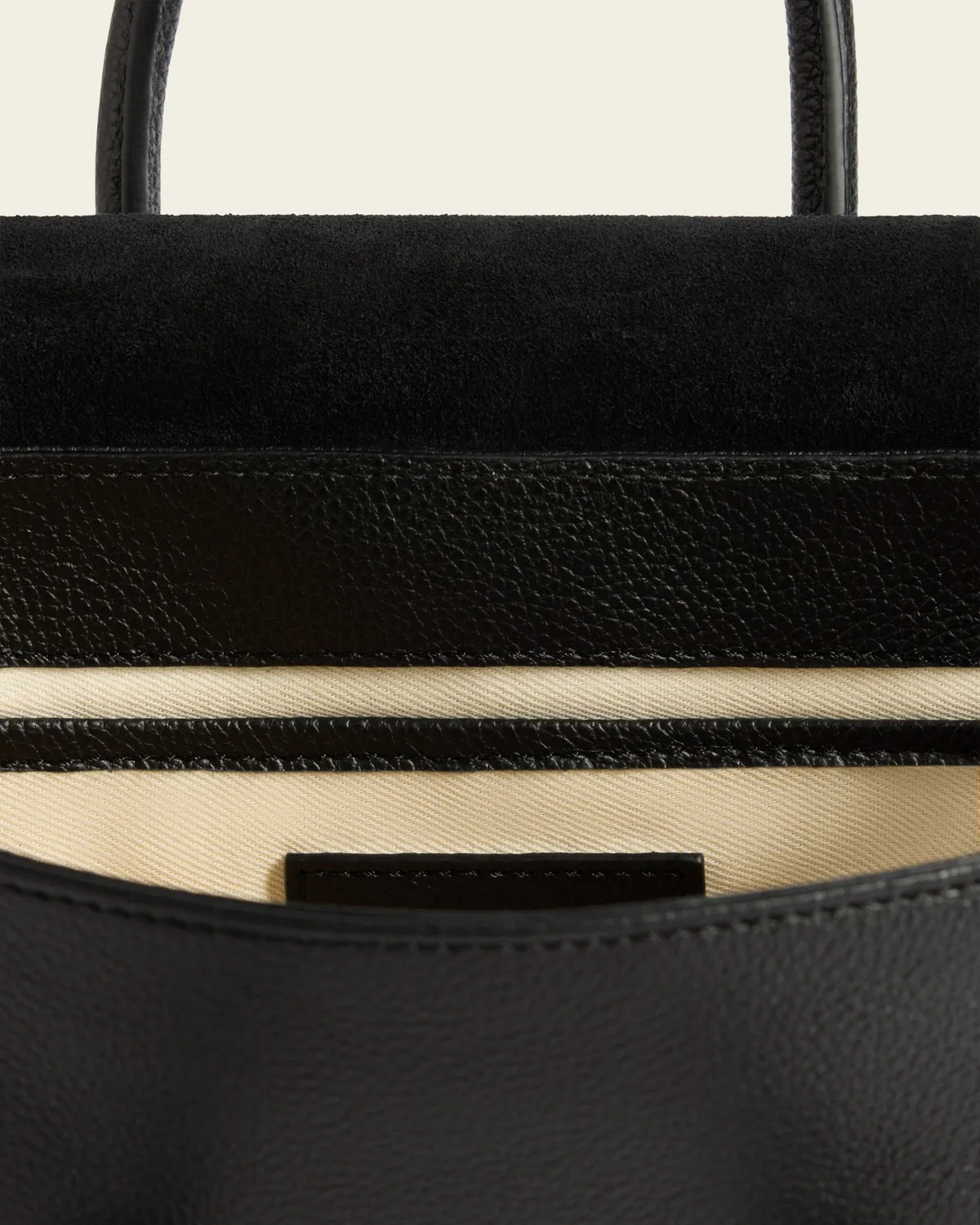 Flattered Lydia Mini leren tas zwart crossbody