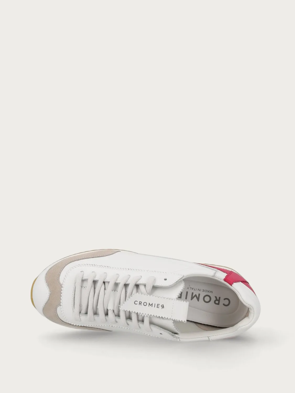 Frau Cromier sneakers leer wit dames