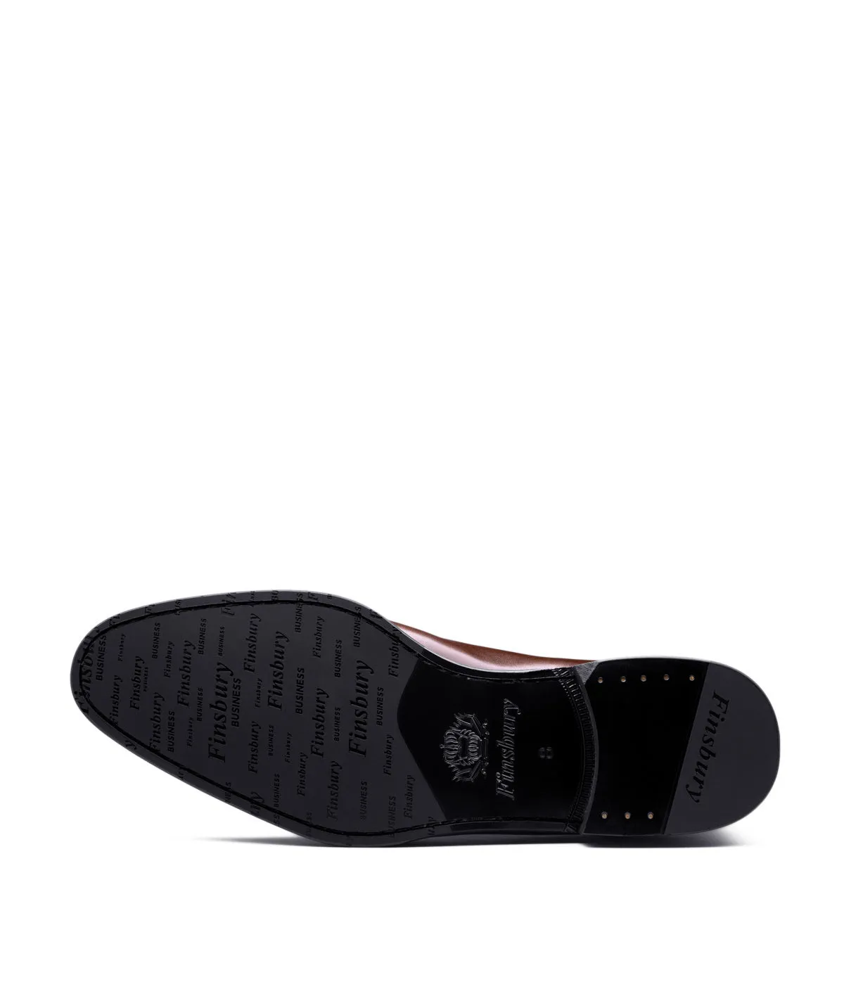 Finsbury Luton bruine loafers kalfsleer
