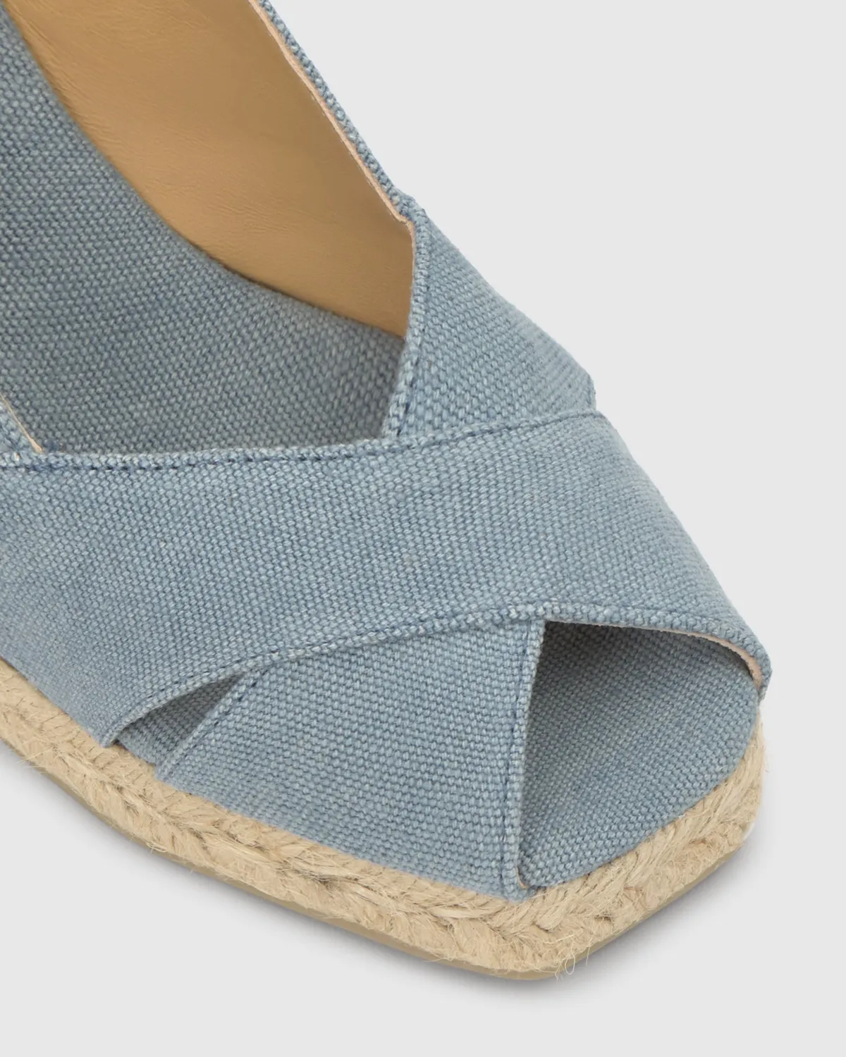 Castaner Diana/6/002 espadrilles acqua jute sleehak