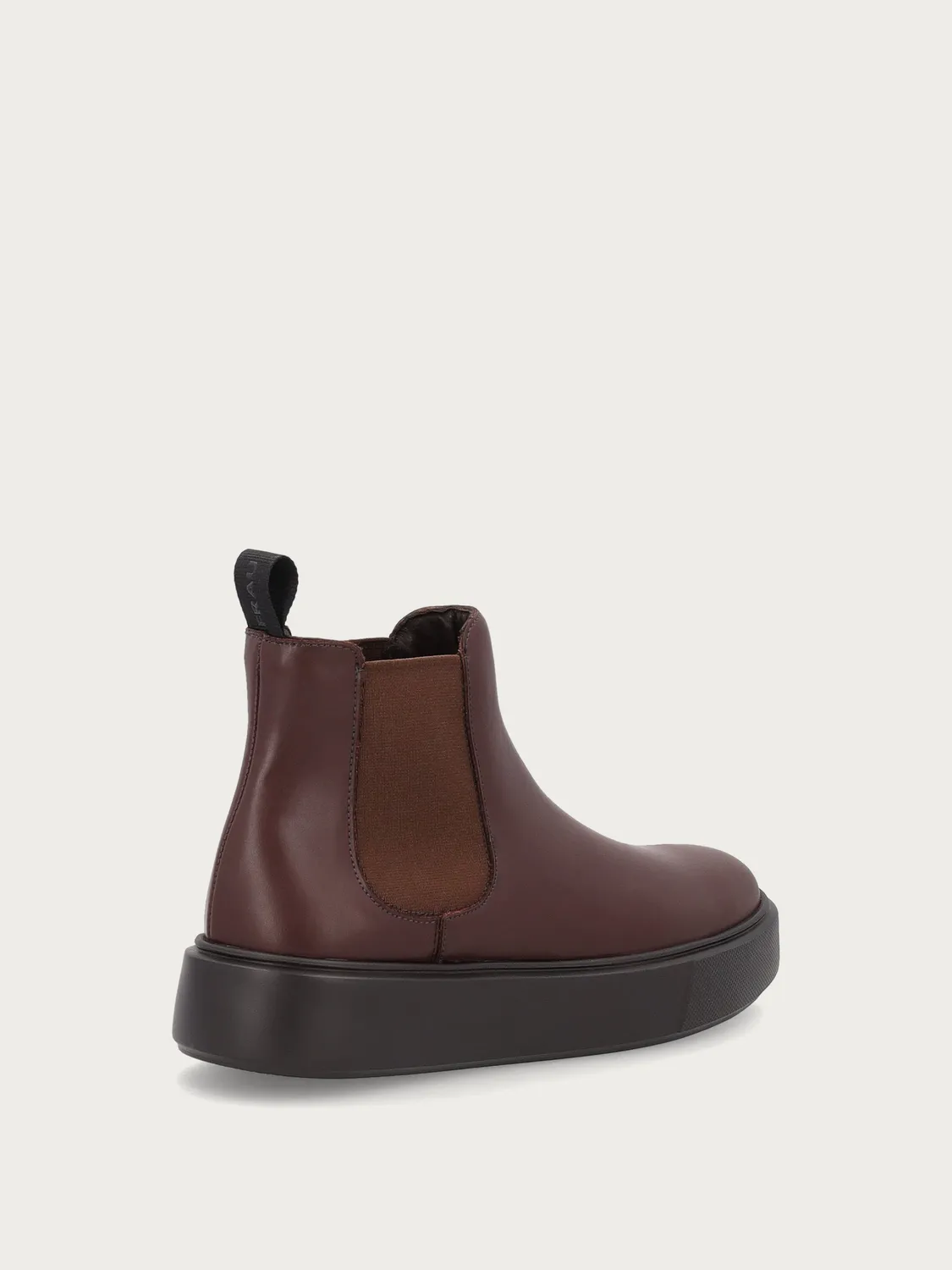 Frau Re-Genesis bruine leren beatle boots dames