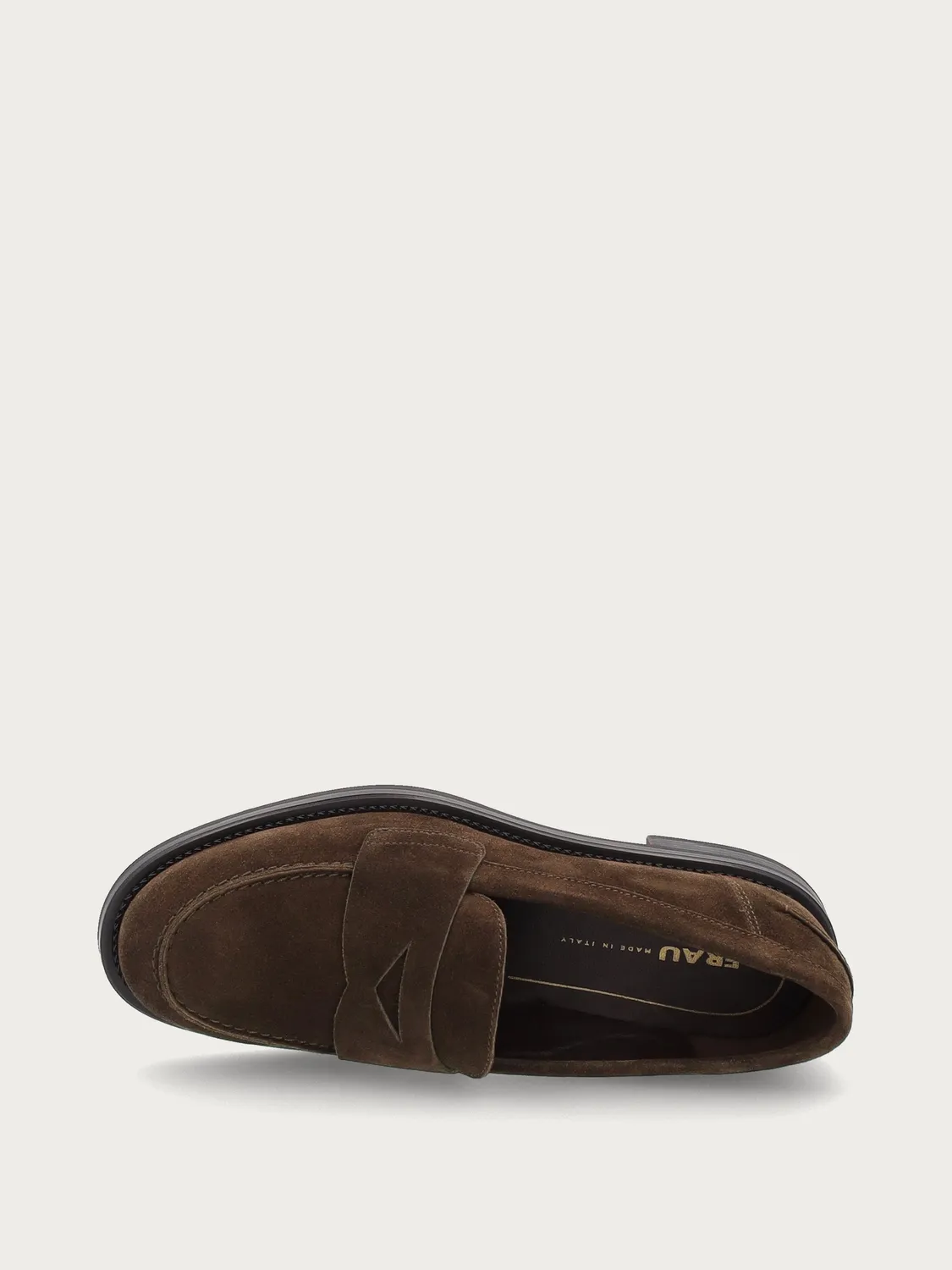 Frau Verona classic loafers suède bruin dames