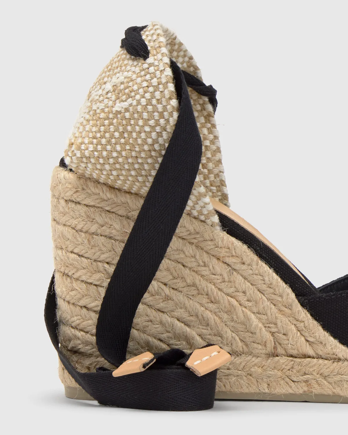 Castaner Carina 8 001 espadrilles zwart 9 cm