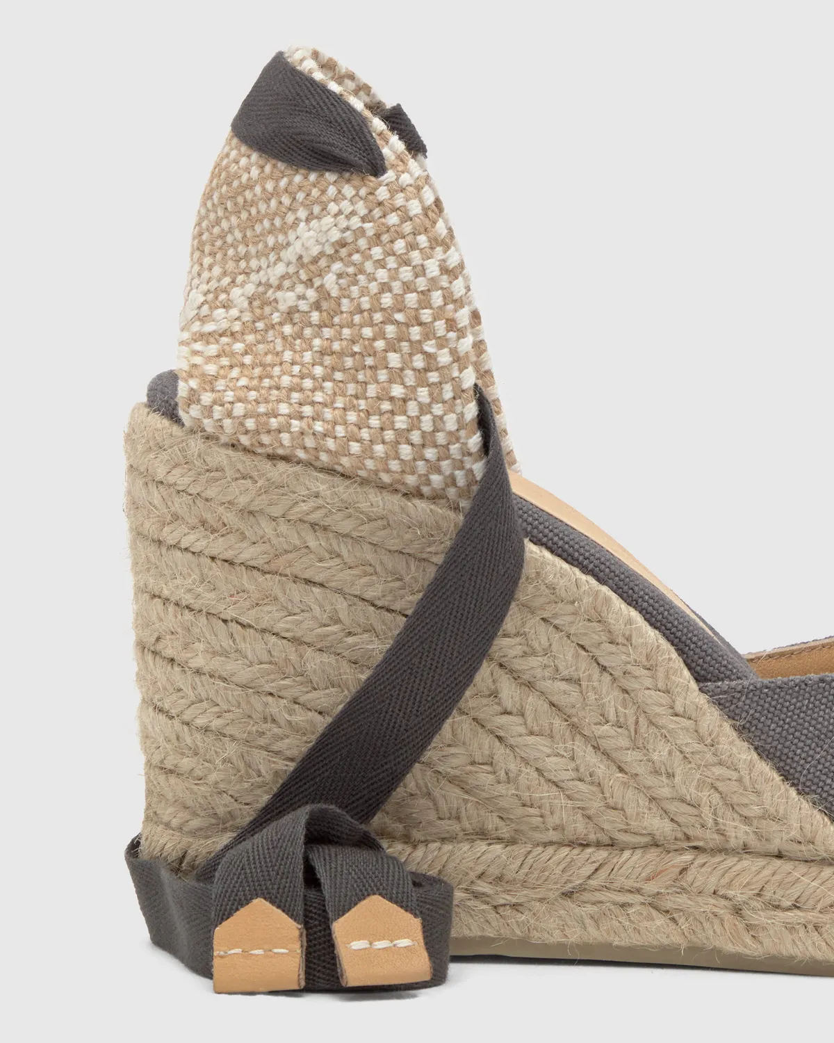 Castaner Carina 8 002 espadrilles antraciet katoen