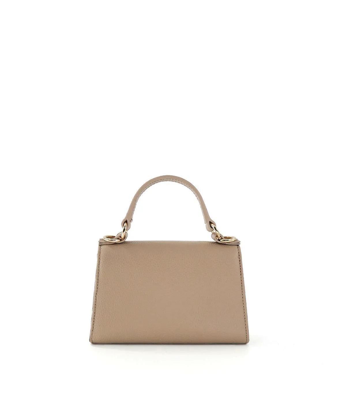 Finsbury FF18 mini tas taupe generfd leer