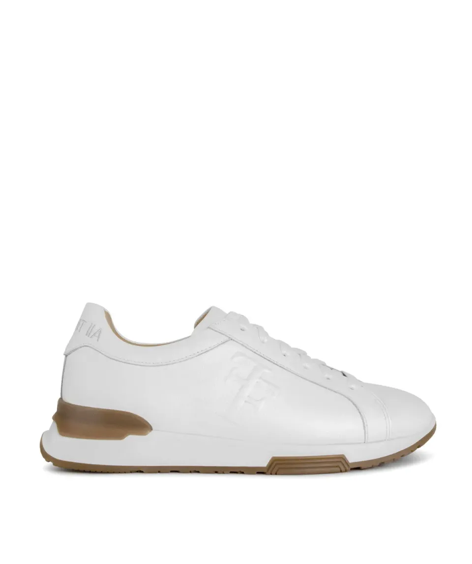Finsbury All The Time sneakers wit leer dames