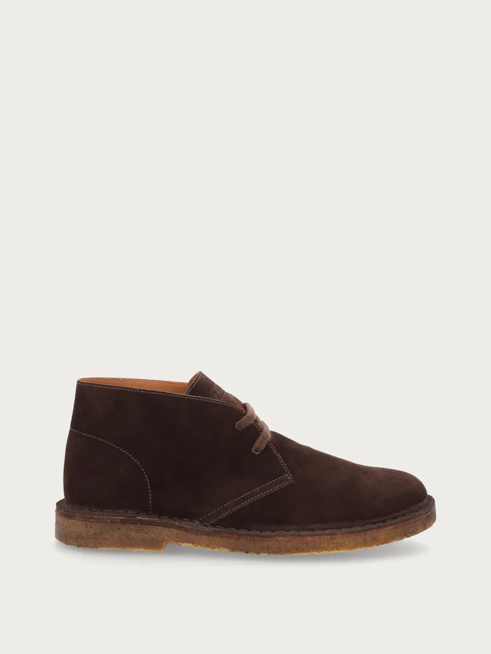 Frau Verona desert boots donkerbruin suede heren