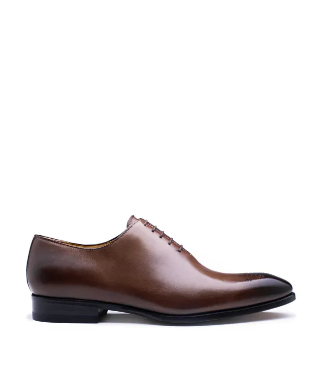 Finsbury Vasco oxford schoenen kastanjebruin patina