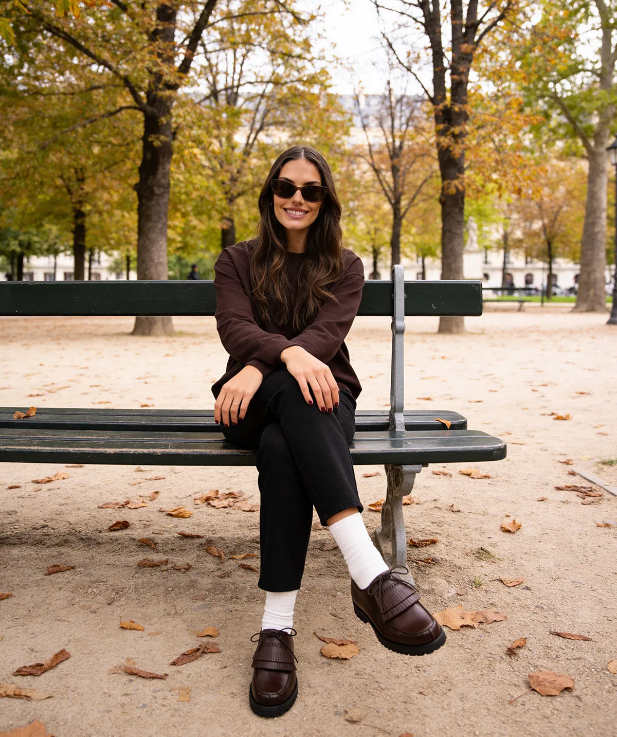 Finsbury Leonie derby bruin leer