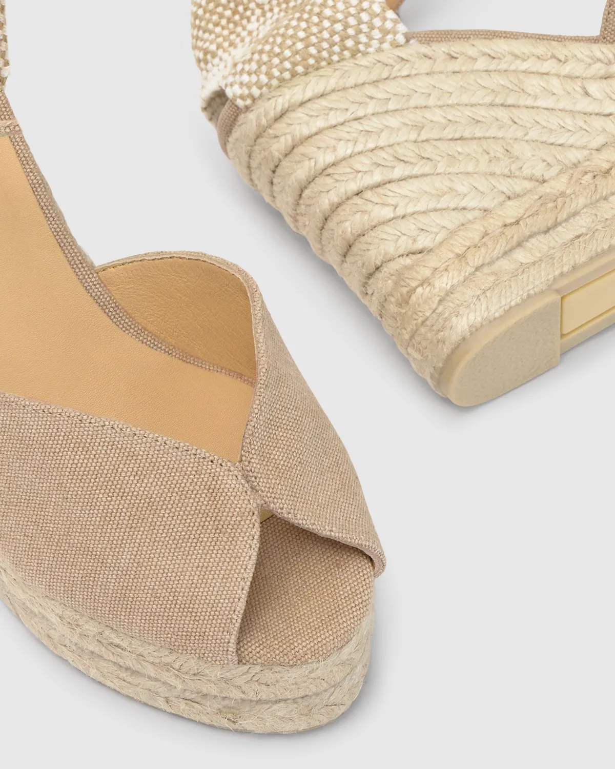 Castaner Bianca 8ED/002 sandalen sand canvas