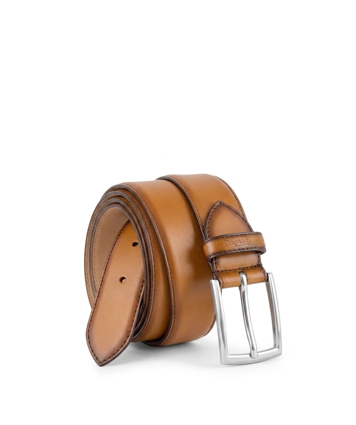 Finsbury Gold leren riem lichtbruin leer