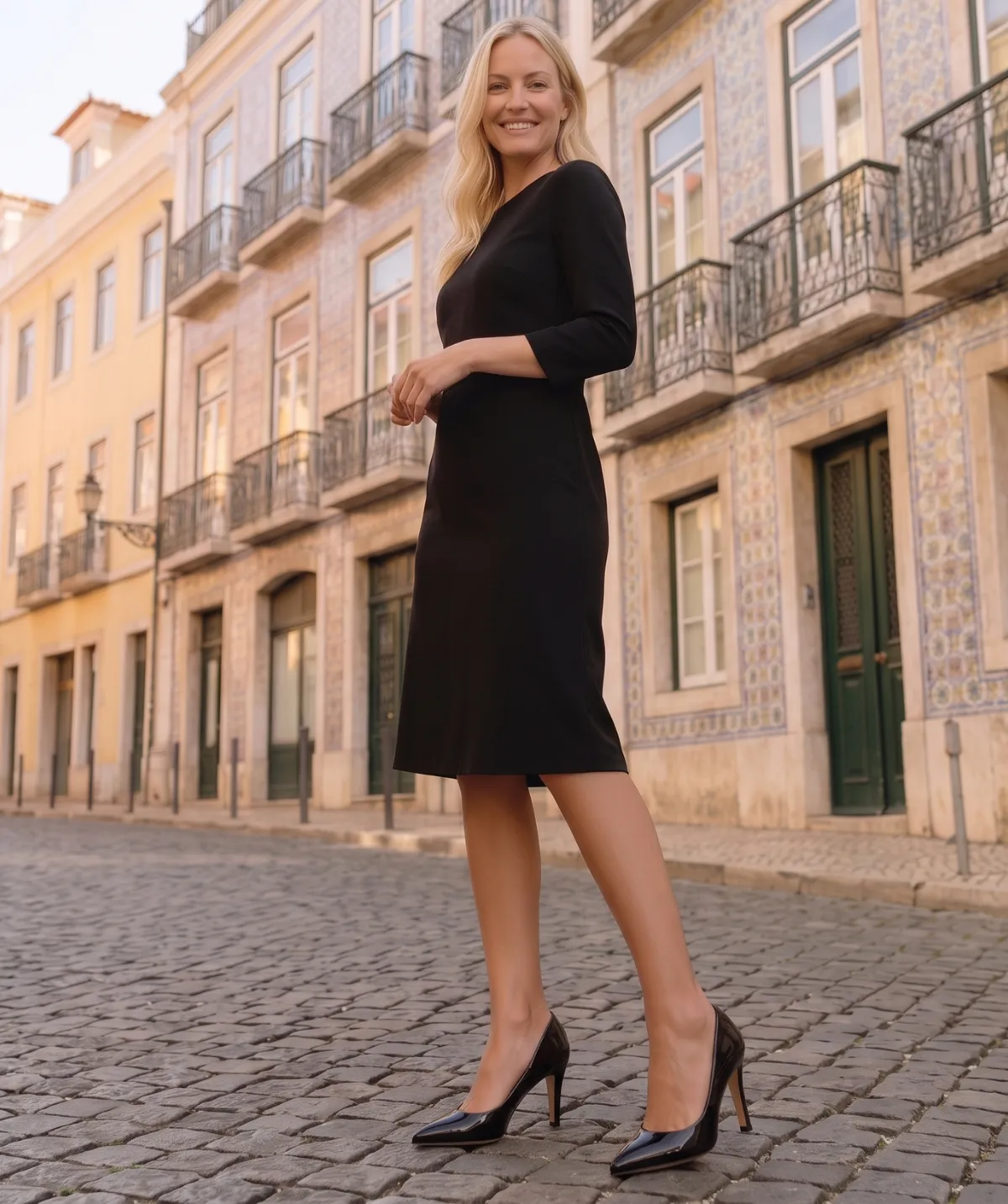 Finsbury Manon pumps zwart lak 8 cm hak