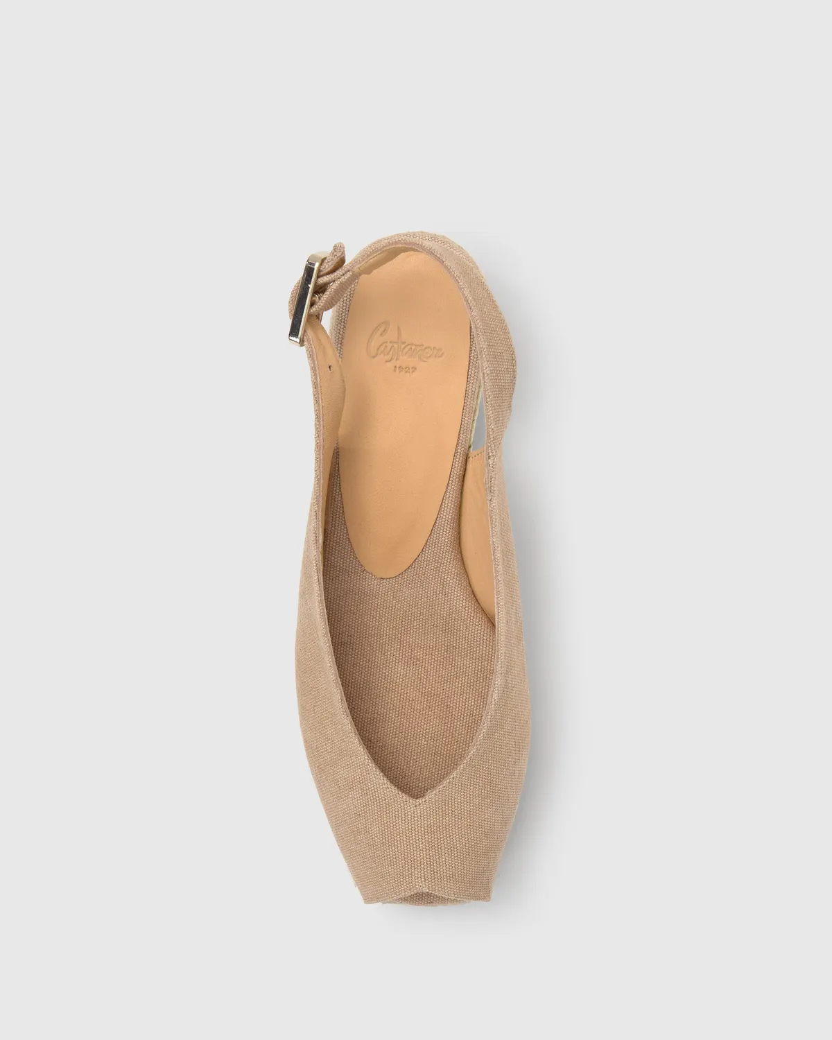 Castaner Dosalia 3 002 espadrilles sand katoen