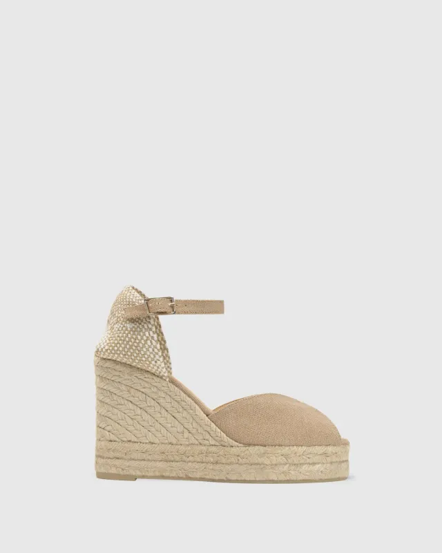 Castaner Bianca 8ED/002 sandalen sand canvas