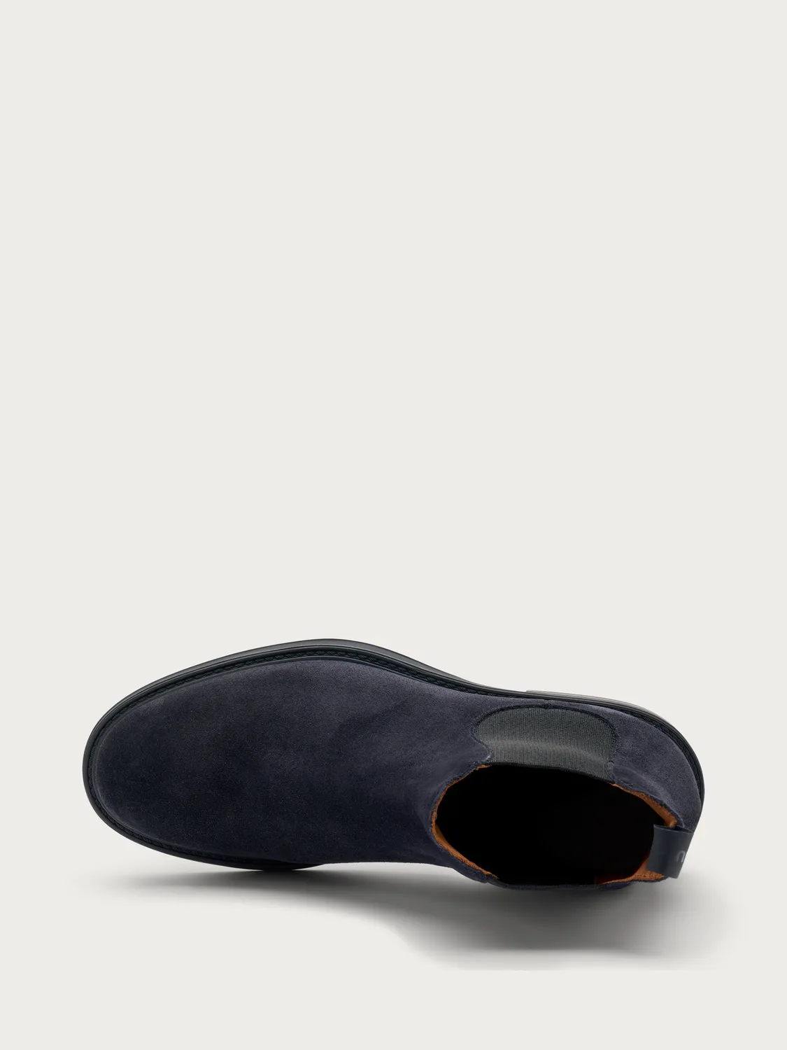 Frau Verona Beatle chelseaboots blauw suède heren