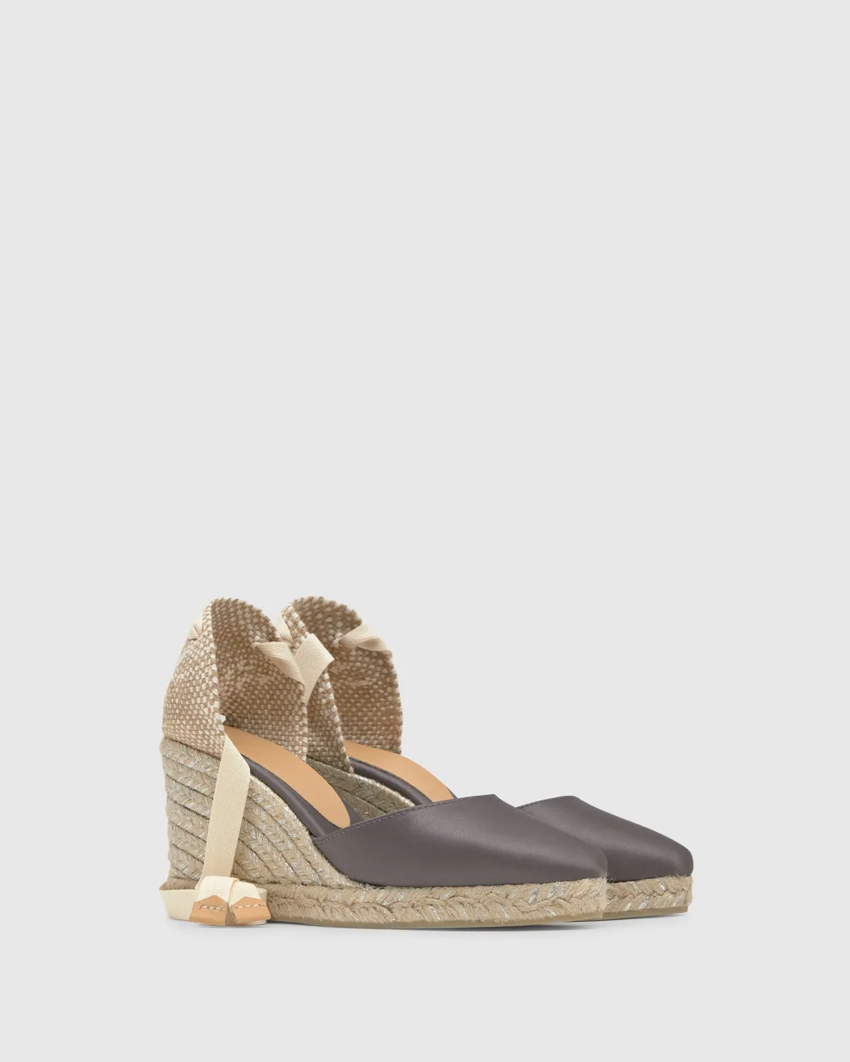 Castaner Joyce/8/006 espadrilles grafiet satijn