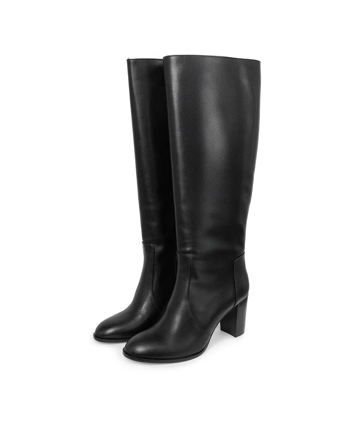 Finsbury Adriana laarzen zwart leer 7 cm hak