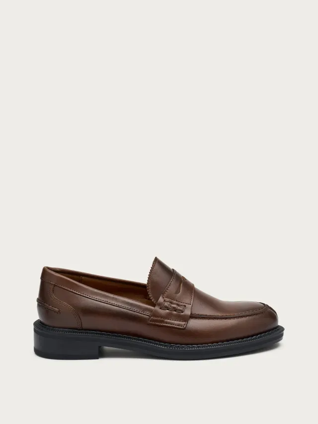 Frau Verona loafers leer cognac tan