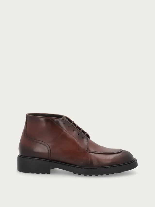 Frau Signature veterboots bruin kalfsleer
