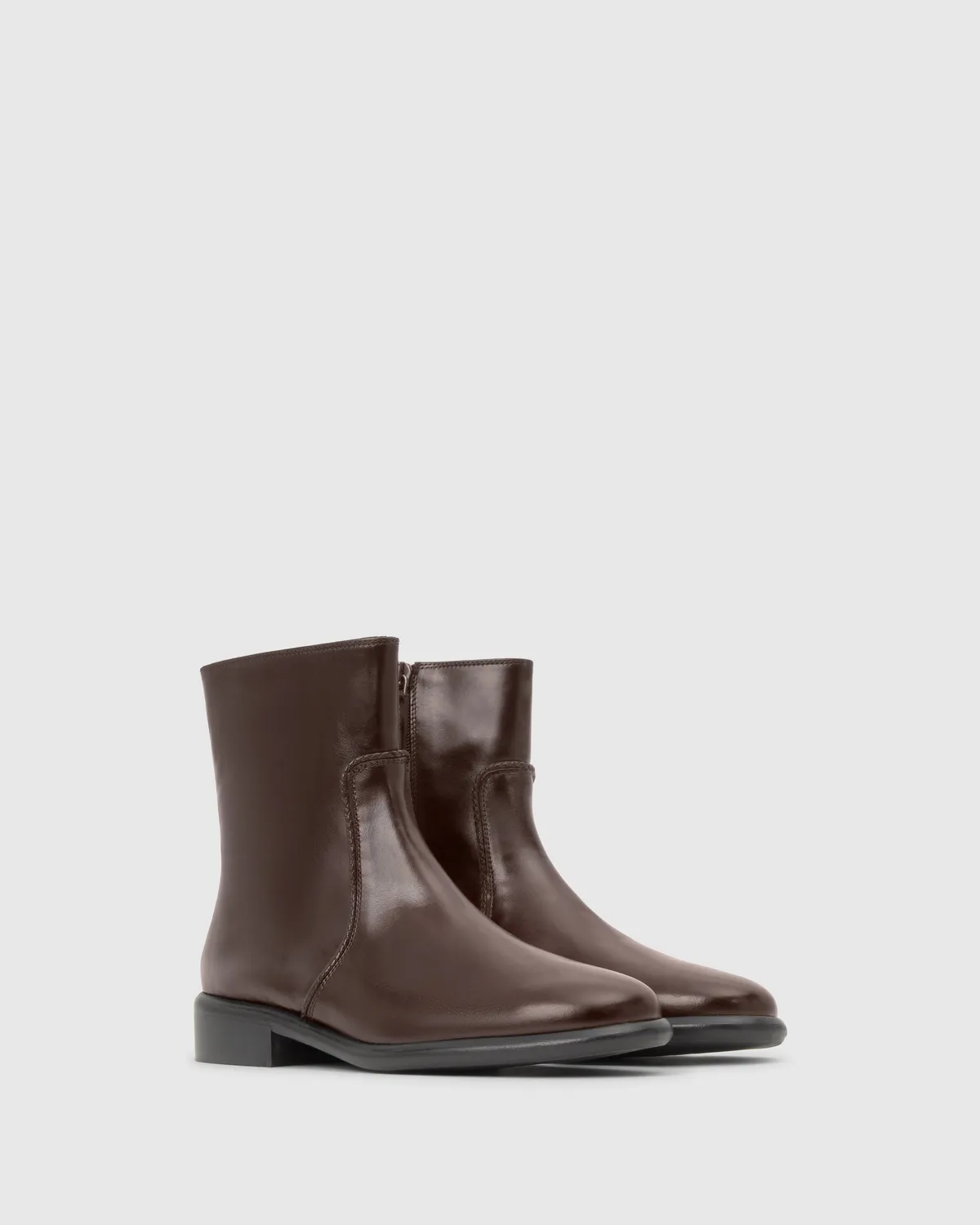 Castaner Elsa 313 enkellaarsjes bruin leer
