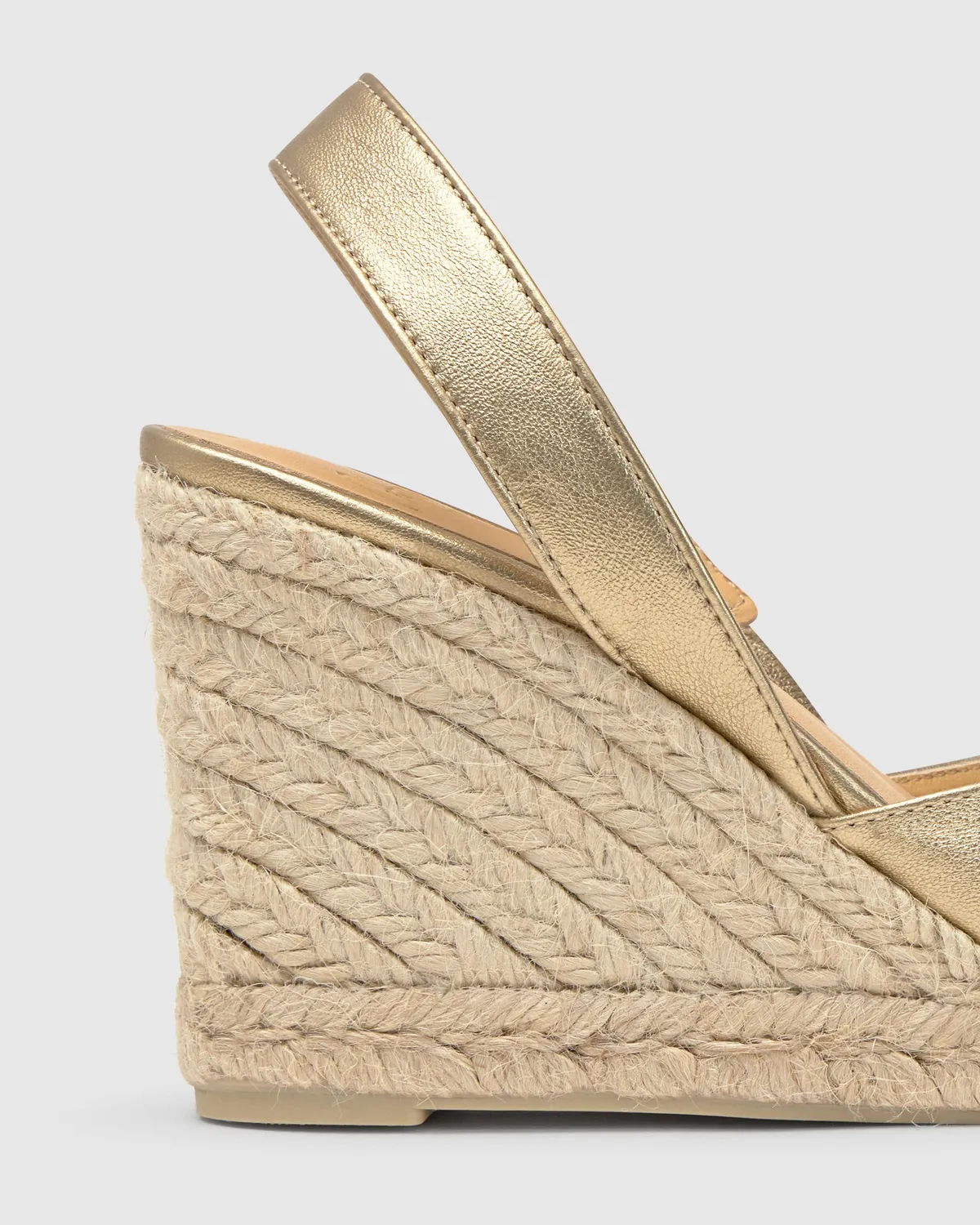 Castaner Carissa 8/118 espadrilles goud metallic leer