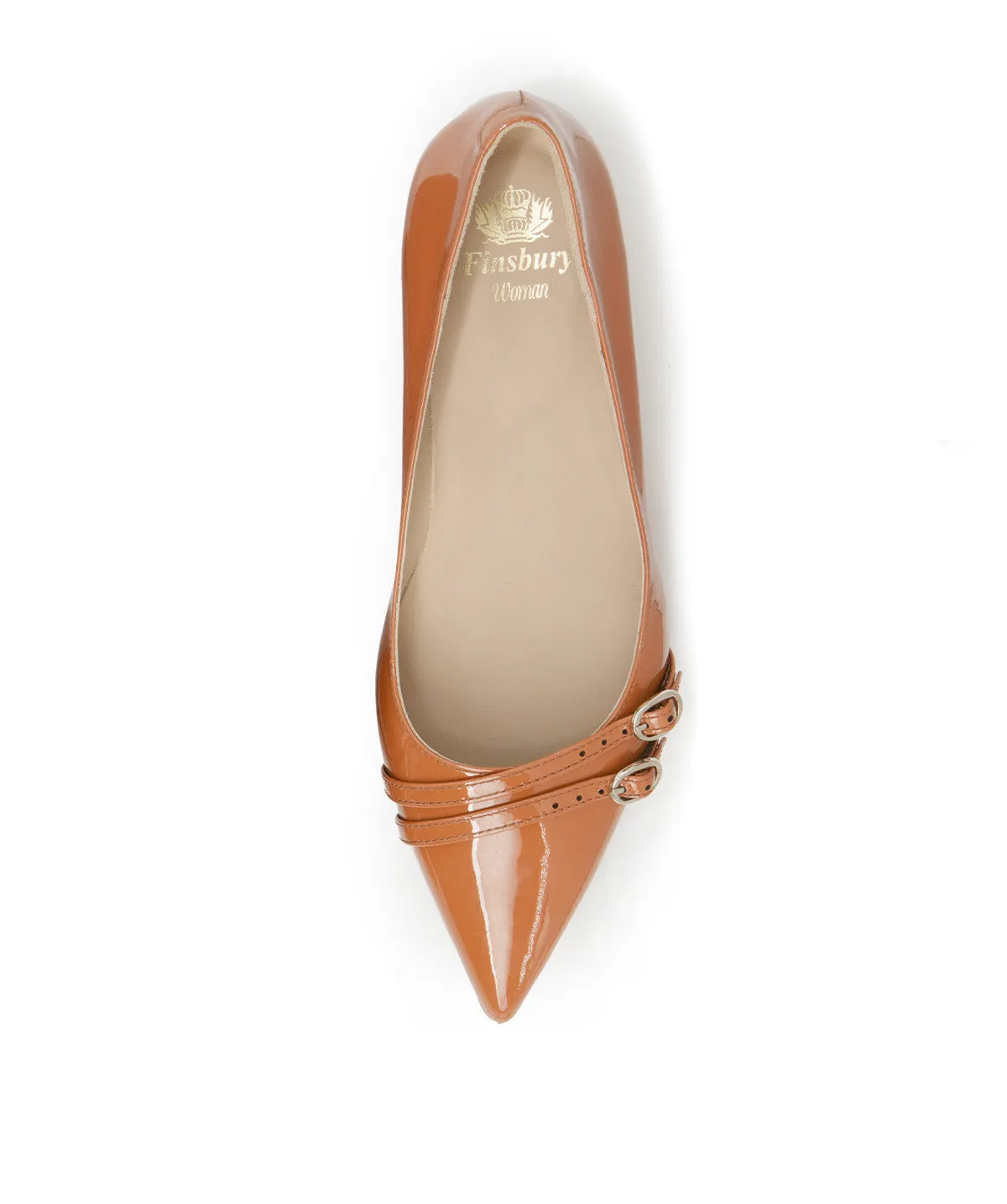 Finsbury Noemie pumps cognac leer