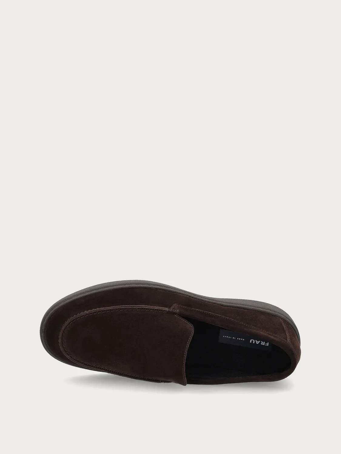 Frau Verona slip-ons suède donkerbruin casual