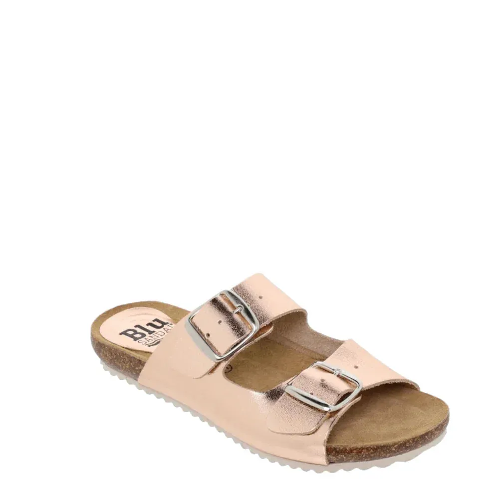 Donelli 896 slippers rose leer verstelbaar