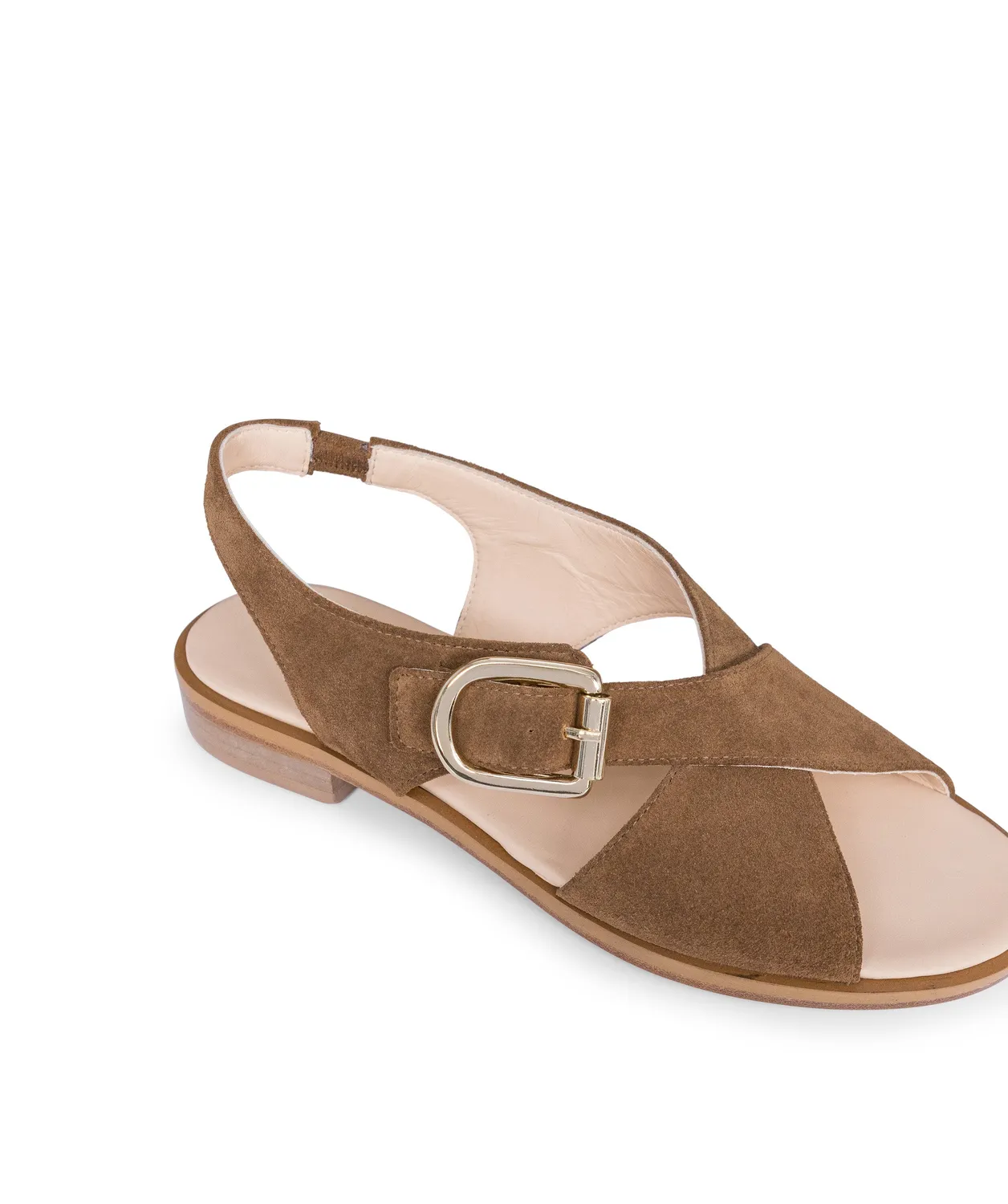 Finsbury Colette Hazelnut sandalen lichtbruin leer