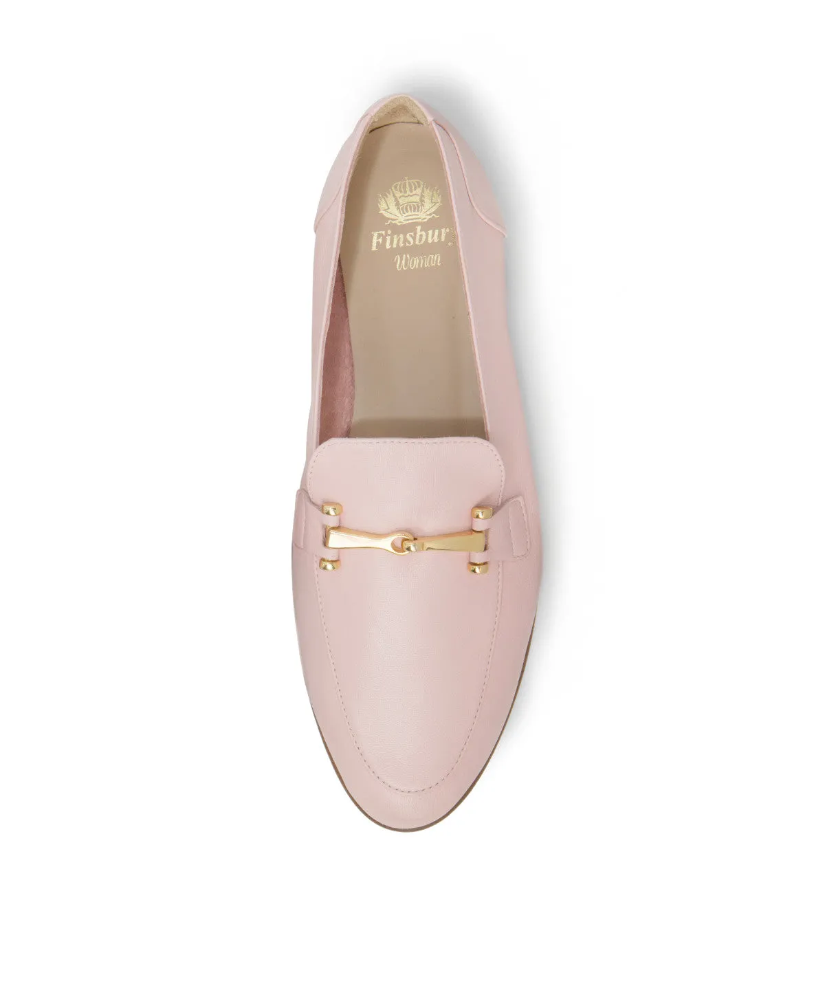 Finsbury Amélie loafers petal pink leer