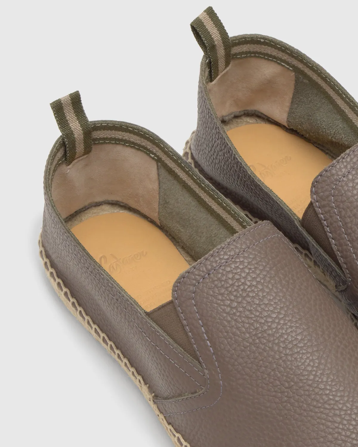 Castaner Justin 249 espadrilles taupe leer heren
