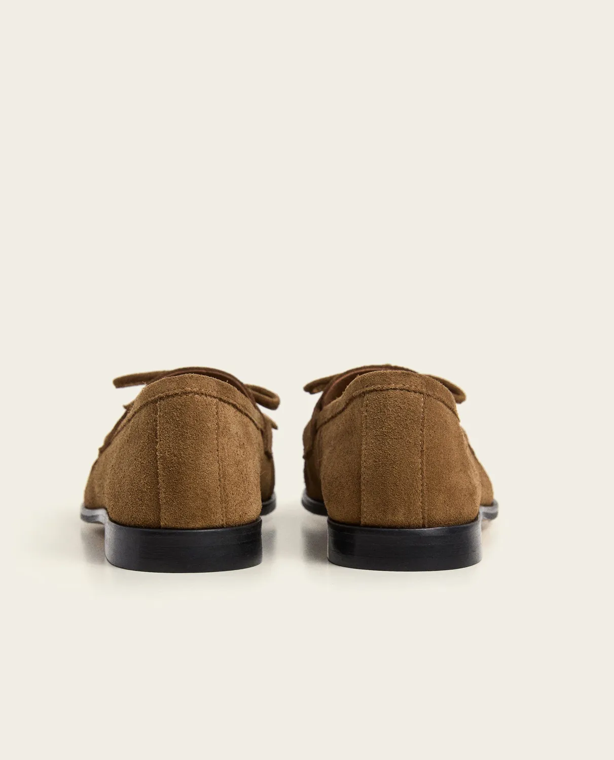 Flattered Dylan Suede loafers wet sand suede strik