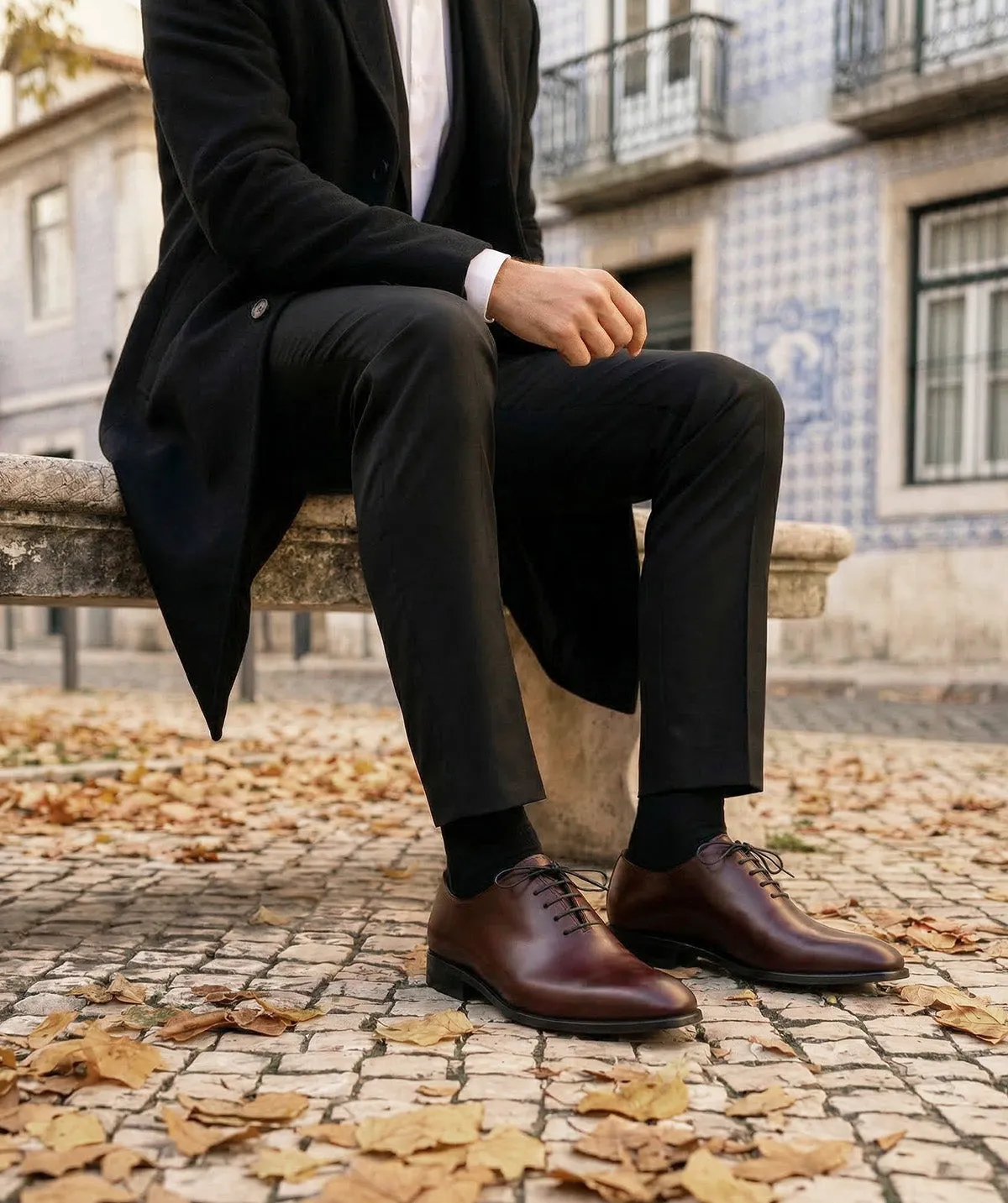 Finsbury BROADWAY oxfords bordeaux lakleer