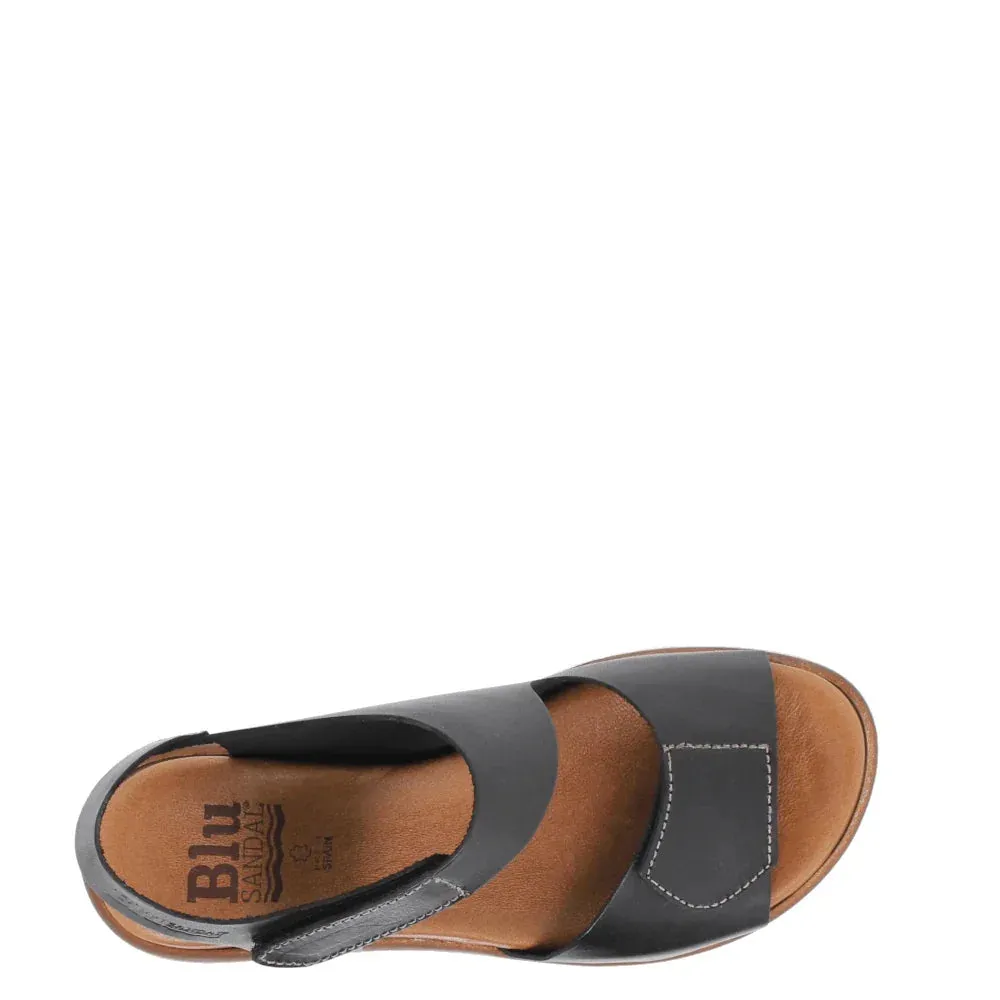 Donelli 54326 sandalen zwart leer