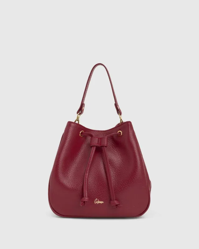 Castaner B. Maui handtas bordeaux leer