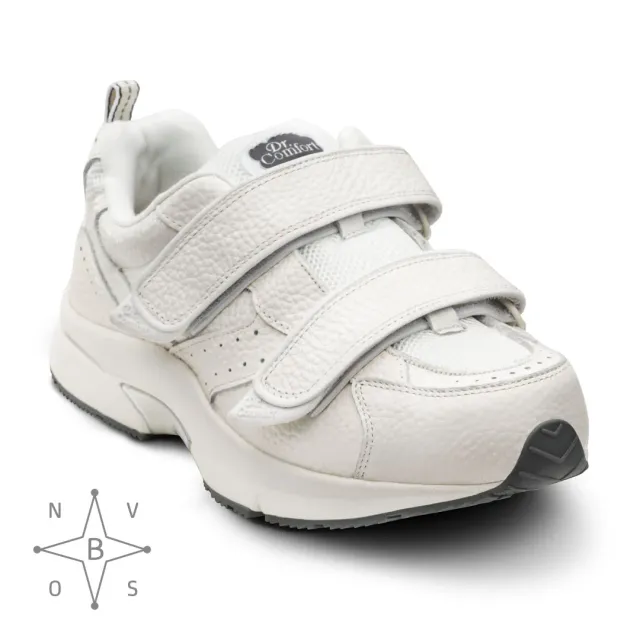 Dr. Comfort Winner X heren sportschoen leer extra diep