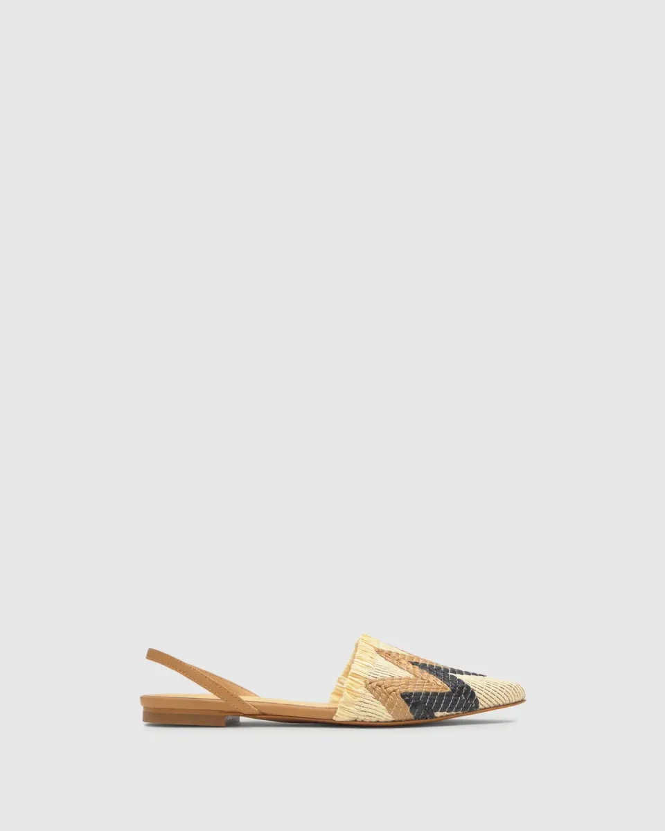 Castaner Berta 296 ballerina multicolor raffia